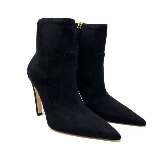 Good American Icon Bootie Suede Black Size 7 GA007K-E - Picture 8 of 8